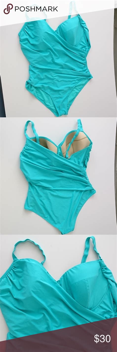 Nwt Old Navy Turquoise One Piece Swimsuit Size 4x Beautiful Swimsuits