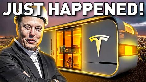 Elon Musks 15000 Tesla House Finally Hitting The Market Youtube
