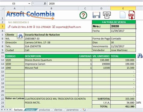 50 Formatos De Facturas En Excel Ufreeonline Template