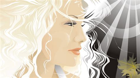 1920x1080 1920x1080 Girl Vector Chest Linen Blonde Look Coolwallpapersme