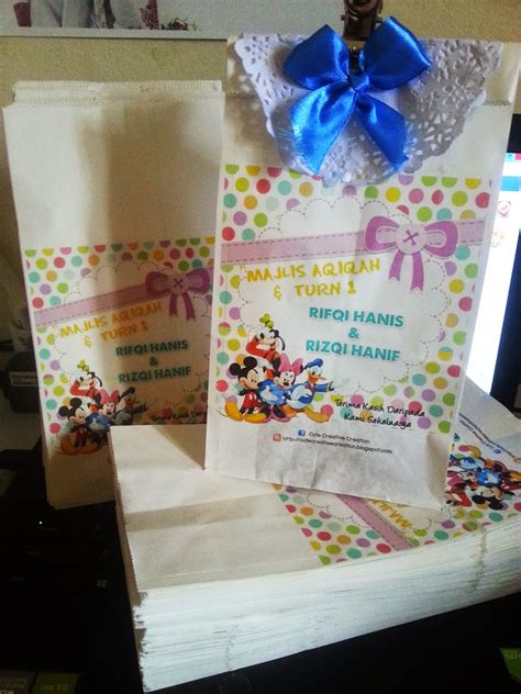 Bu ayu (djuara paper bag) 0852 2113 2799 (wa atau telp) alamat: Goodies Bag Birthday dan Aqiqah