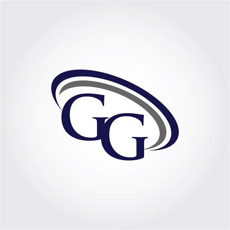 Monogram Gg Logo Design By Vectorseller Thehungryjpeg