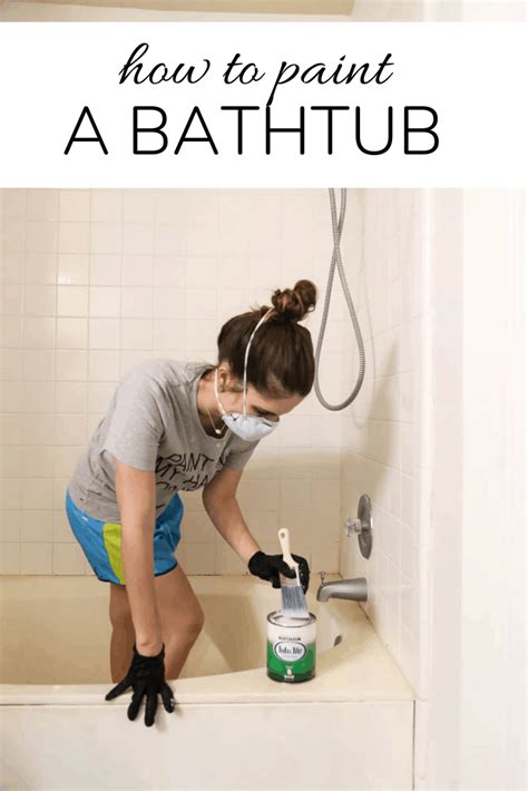 If you are renovating your bathroom, or maybe you simply want to. How to Paint Your Bathtub (Yes, Seriously!) - Love ...
