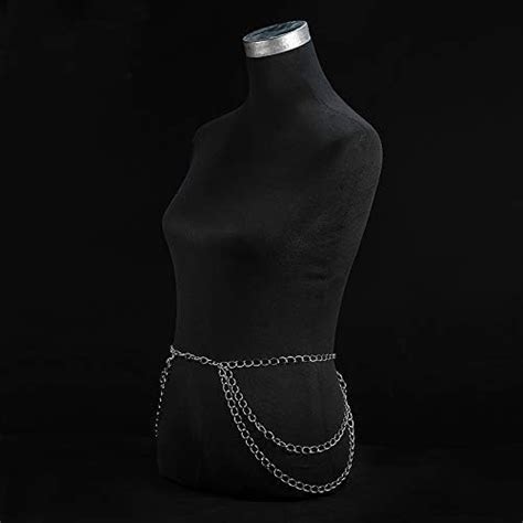 Sexy Silver Waist Chain Belt Thigh Jewelry For Women Hip Jewelry Side Pant Chain