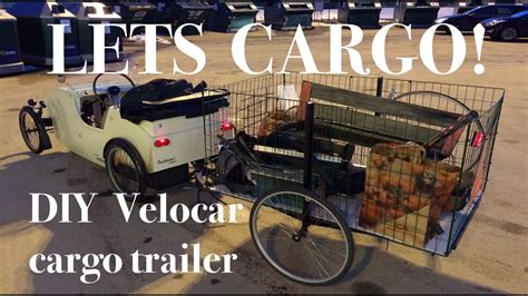 Diy Bicycle Cargo Trailer Youtube
