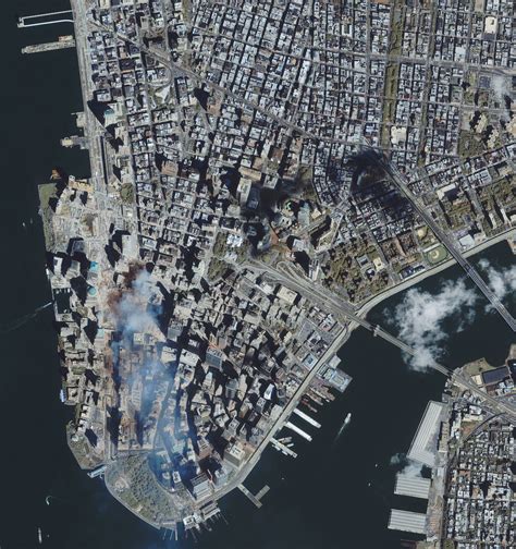 Satellite View Ground Zero World Trade Center