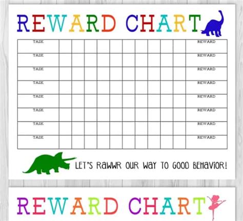 12 Printable Chore Charts With Money All Free