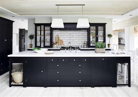 dapur minimalis warna hitam simple  minimalis