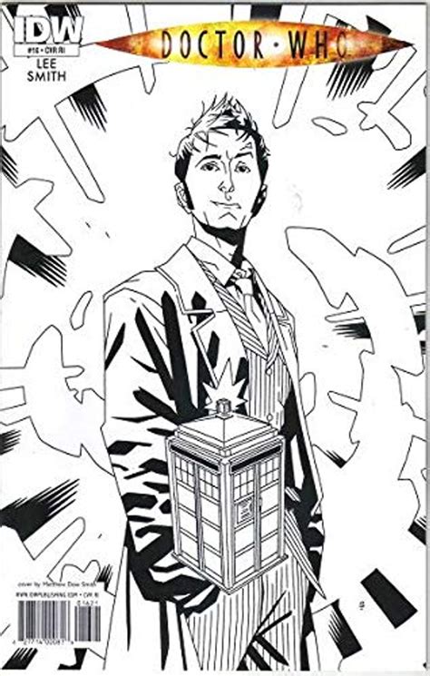 Doctor Who Idw On Going Comic Book 10th Doctor Issue 16 Of 16 Cover