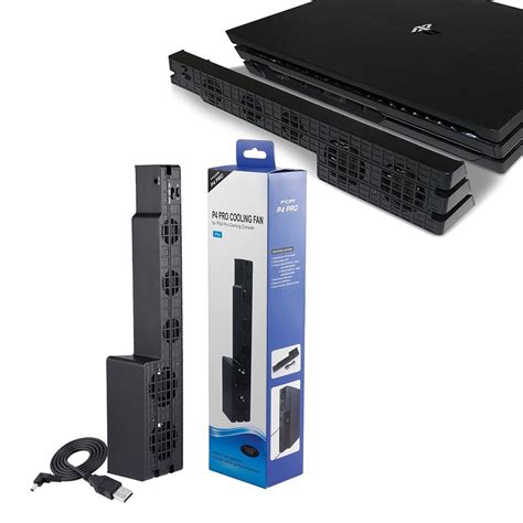 Xfuny Ps4 Pro Cooler Playstation 4 Pro Cooling Fan Usb External 5 Fans