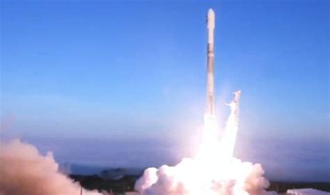 Spacex Iridium Satellite Launch Watch Falcon 9 Rocket Fire Iridium