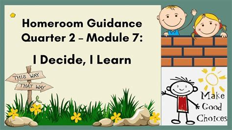 Homeroom Guidance Program Grade 7 Quarter 2 Week 7 Youtube