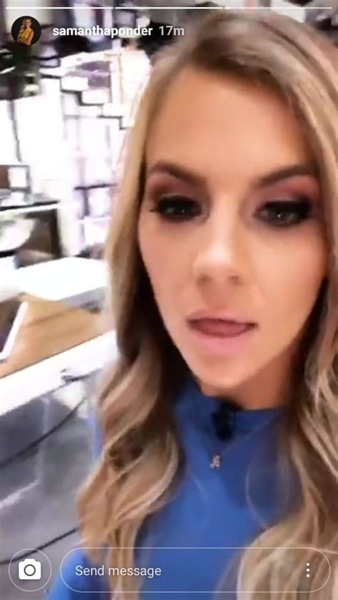 After that, she was offered a job as a sideline reporter for the liberty flames sports television network. Samantha Ponder | Samantha ponder, Places to visit, Samantha