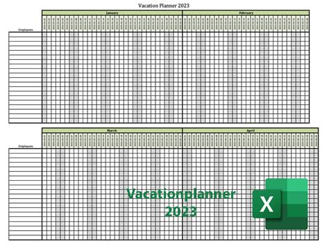 Vacation Planner 2023 Excel Template