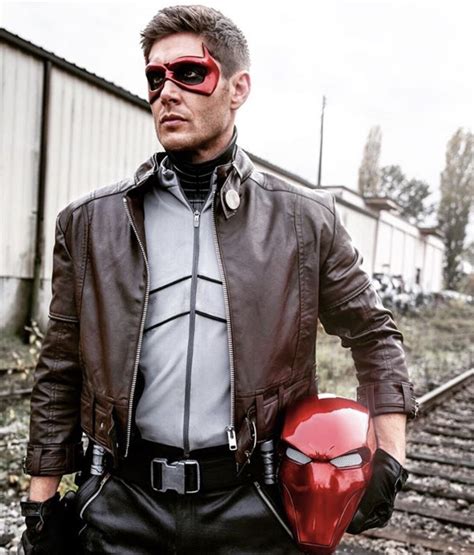 Jensen ackles as red hood. *wheeze* | Jensen ackles, Red hood cosplay, Red hood