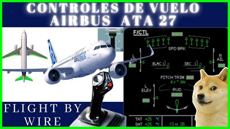 ️sistema De Controles De Vuelo Ata 27 Airbus A320 Como Pilotear Un