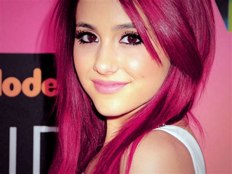 Ariana Grande Eyes Hair Lips Makeup Pink Image 49932 On