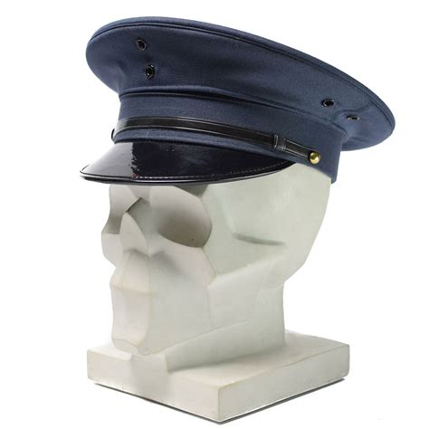 Original Korean Army Officer Visor Peaked Cap Guard Hat Military