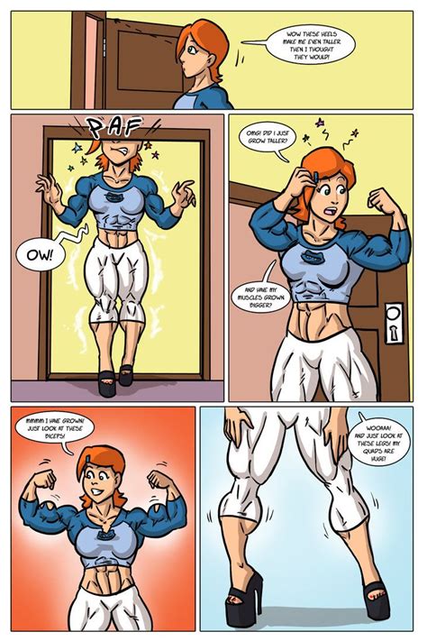 Deviantart Comic Female Muscle Growth Muscular Women Comic Page