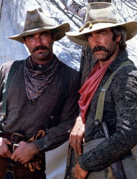 1979 Tom Selleck Left And Sam Elliott As Orrin And Tell Sackett In