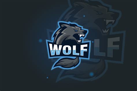 Wolf Logo E Sport Gaming Gráfico Por The1stwinner · Creative Fabrica