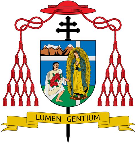 Coat Of Arms Of The Mexican Cardinal Norberto Rivera Carrera