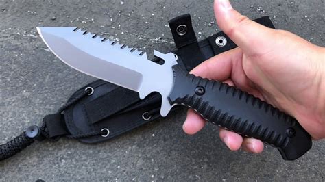 Military Combat Knife Fixed Blade Youtube