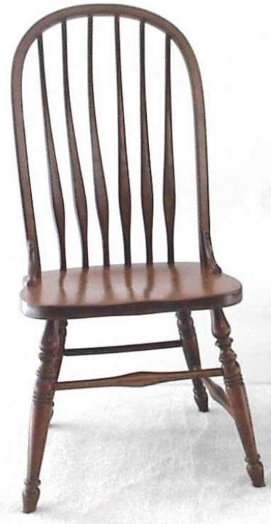 Amish Ohio Deluxe Bent Feather Windsor Chair Maple Wood Oak Wood