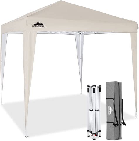 Eagle Peak 8 X 8 Ft Outdoor Instant Pop Up Straight Leg Canopy Tent
