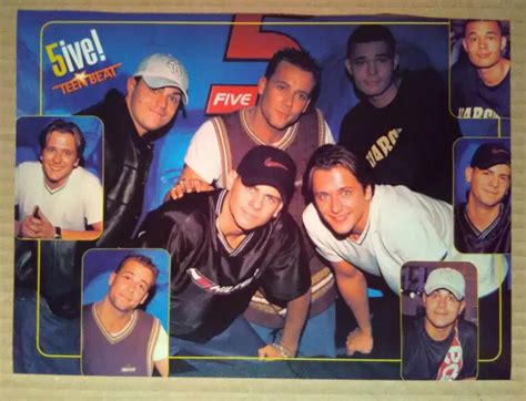 Magazine Pinup~ Boyband Five W Ritchie Neville ~1990s ~~back Teen Calendars Ad £361 Picclick Uk