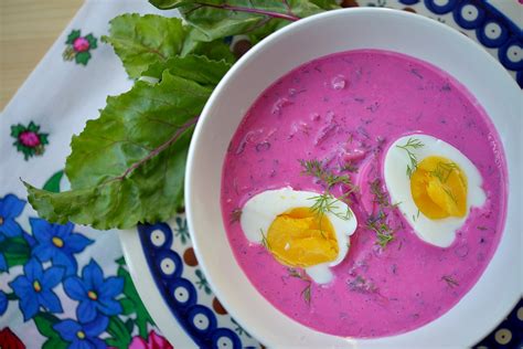 Polish Chilled Beetroot Soup Chłodnik Polish Your Kitchen