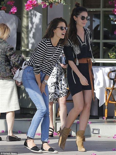 On Saturday Pals Alessandra Ambrosio And Lily Aldridge Enjoyed Lunch