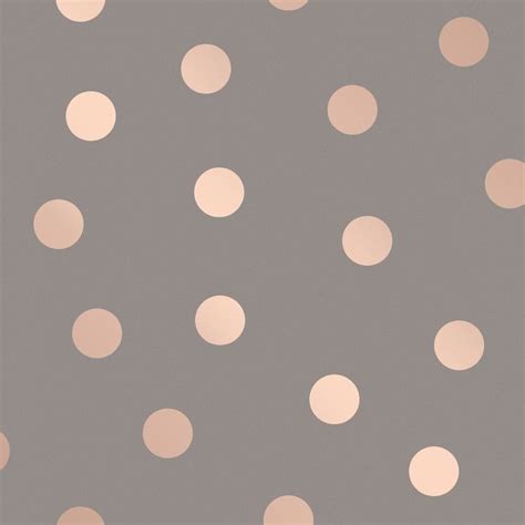 CWV Crown Wallpaper | Starlight Spots Charcoal/Rose Gold | M1493