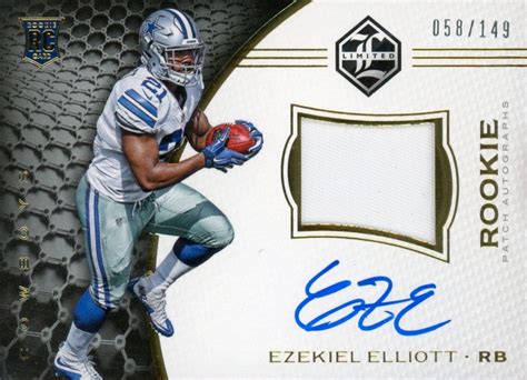 Check spelling or type a new query. Top Ezekiel Elliott Rookie Cards, Autographs, Best List, Popular, Valuable