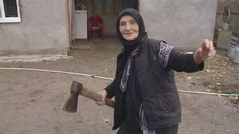 Wolf Attack Russian Granny Fights Off Beast