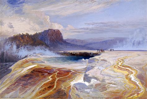 Yellowstone Park C1875 Painting By Thomas Moran Fine Art America