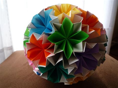 Creaciones En Origami Kusudama 40 Flores 40 Flowers