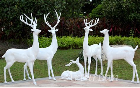 Fiberglass Yard Deer Statues