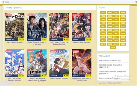 19 Tempat Nonton Anime Sub Indo Gratis Kualitas Hd