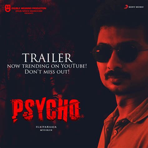 Psycho Trailer Udhayanidhi Stalin Aditi Rao Hydari Directed By Mysskin