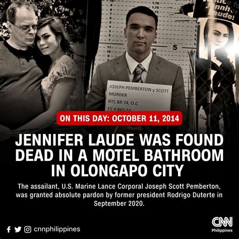 Cnn Philippines On Twitter On This Day Jennifer Laude Was Found Dead In A Motel Bathroom In
