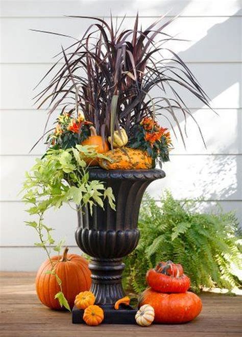 33 Amazing Fall Planter Ideas Best For Front Porches Fall Container