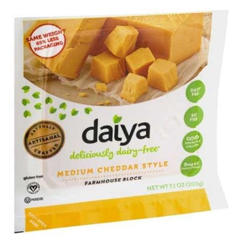 Daiya Medium Cheddar Style Block Cheese