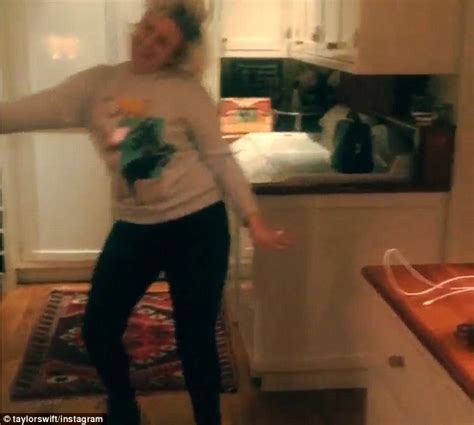 Taylor Swift Films Girls Star Lena Dunham Busting Out Dance Moves