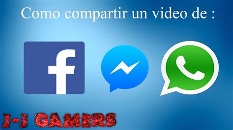 Sharing the facebook videos through a computer to whatsapp is the easiest of all methods. Como compartir un video de Facebook o Messenger a Whatsapp ...