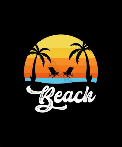 Beach Logo Design Eps Png Images Free Download Pikbest