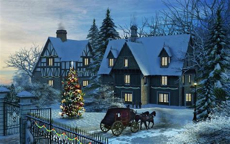 Victorian Christmas Wallpapers Top Free Victorian Christmas