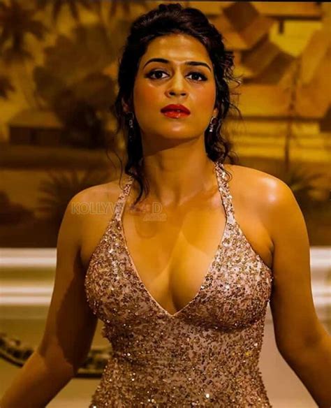 Sexy Actress Shraddha Das In A Glittering Dress Photos