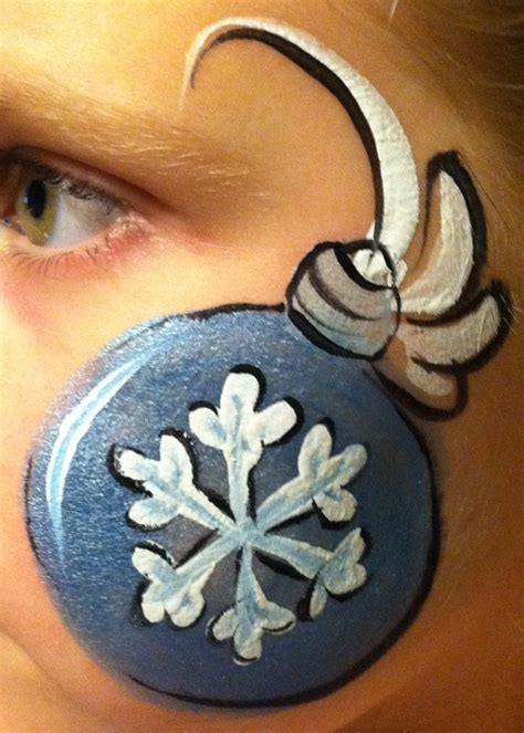Christmas Ornament Face Painting Images Girl Face Painting Face