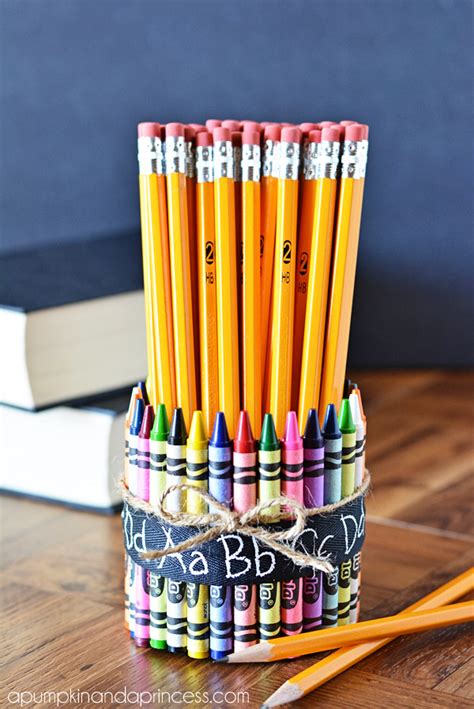 See more ideas about drawings, color pencil art, crayon drawings. Teacher Gift Ideas: Crayon Pencil Vase - A Pumpkin And A ...